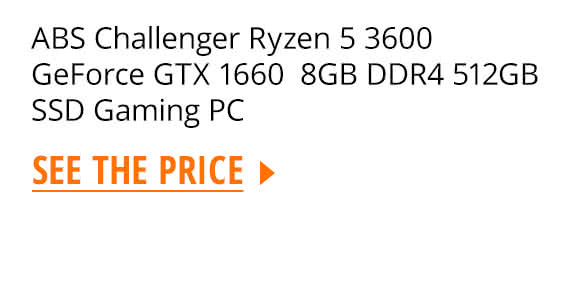 ABS Challenger Ryzen 5 3600 GeForce GTX 1660 8GB DDR4 512GB SSD Gaming PC