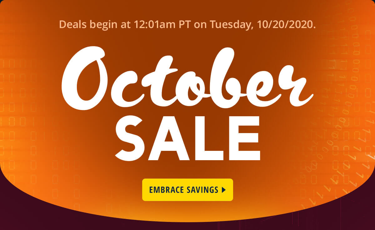 OCTOBER SALE