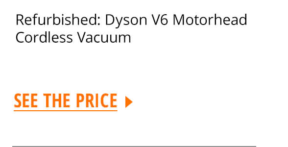 Refurbished: Dyson V6 Motorhead Cordless Vacuum