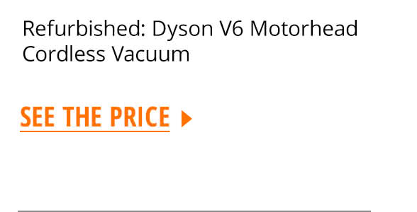 Refurbished: Dyson V6 Motorhead Cordless Vacuum