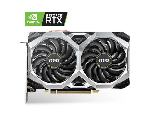 MSI GeForce RTX 2060 DirectX 12 RTX 2060 VENTUS XS 6G OC 6GB 192-Bit GDDR6 PCI Express 3.0 x16 HDCP Ready Video Card