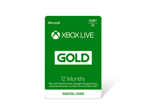 Xbox LIVE 12 Month Gold Membership US (Digital Code)