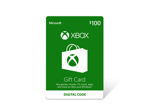 Xbox Gift Card $100 US (Email Delivery)