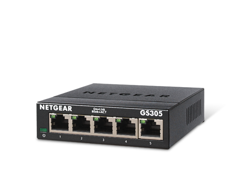 NETGEAR 5-Port Gigabit Ethernet Unmanaged Switch (GS305)