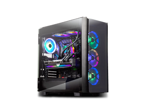 ABS Gladiator Gaming PC Intel i9 10850K ASUS ROG Strix RTX 3080 10GB, G.Skill TridentZ RGB 32GB DDR4, 1TB Intel M.2 NVMe SSD, ASUS ROG Strix LC 240 RGB AIO Cooler