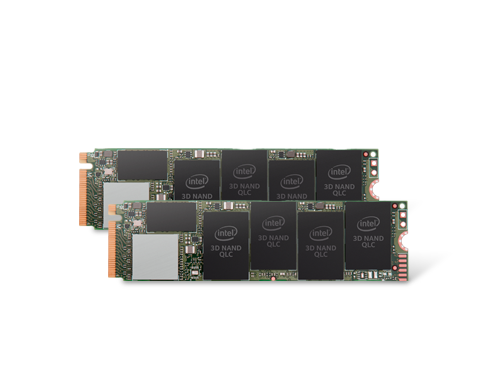2x Intel 665p Series M.2 2280 1TB PCIe NVMe 3.0 x4 3D3, QLC Internal Solid State Drive (SSD) SSDPEKNW010T9X1