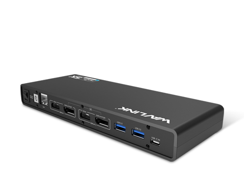 Wavlink Universal 5K USB-C/A Laptop Docking Station, 4K Dual Video Docking Station 2 x HDMI, 2 x DP, Gigabit Ethernet