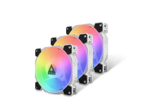 Montech Z3 PRO Addressable RGB 120mm Fan, 3 in 1 with Lighting Controller