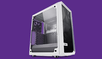 $69.99 Fractal Design Meshify C White Steel TG ATX Mid Tower PC Case