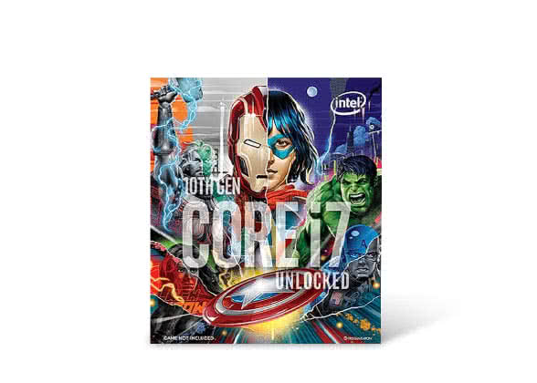 Intel i7-10700KA Comet Lake 8-Core 3.8 GHz LGA 1200 125W Processor w/ Intel UHD Graphics 630 - Marvel Avengers Special Edition