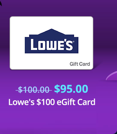 Lowe's $100 eGift Card