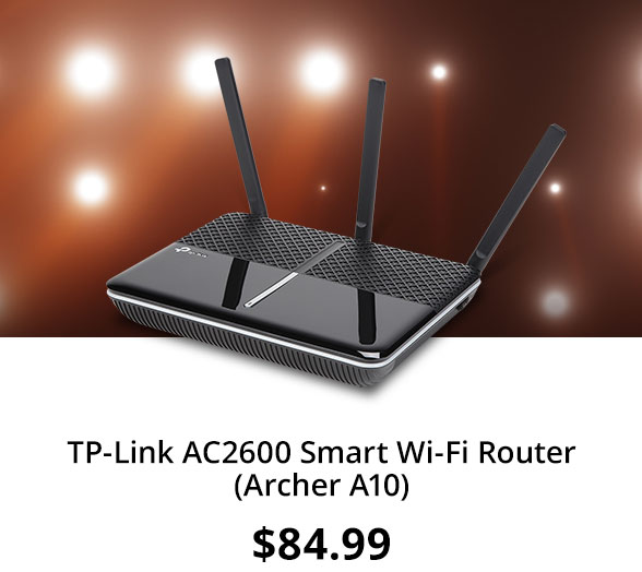 TP-Link AC2600 Smart Wi-Fi Router (Archer A10)