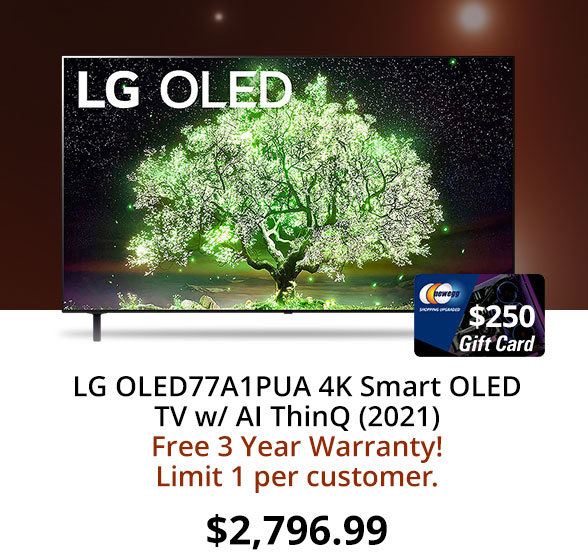 LG OLED77A1PUA 4K Smart OLED TV w/ AI ThinQ (2021)