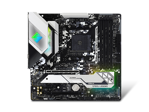 ASRock B550M STEEL LEGEND AM4 AMD B550 SATA 6Gb/s Micro ATX AMD Motherboard