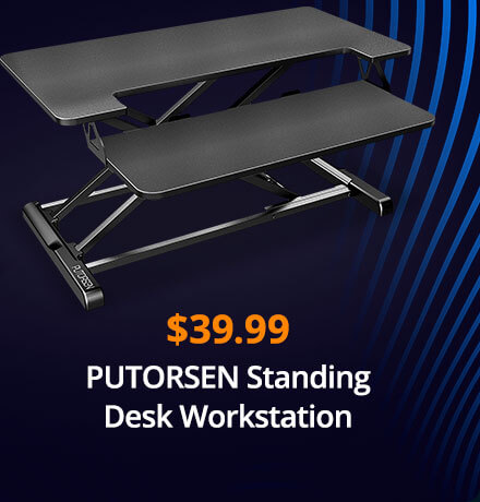 PUTORSEN Standing Desk Workstation