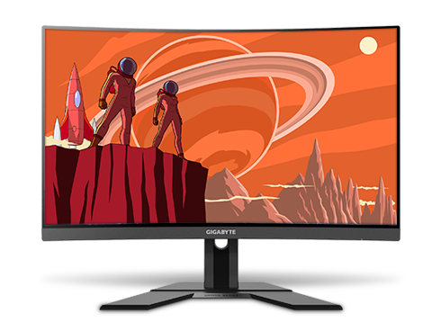 GIGABYTE G27FC A 27" 165Hz 1920 x 1080 1ms (MPRT), 91% DCI-P3, FreeSync Premium, 1 x Display Port 1.2, 2 x HDMI 1.4, 2 x USB 3.0 Curved Gaming Monitor