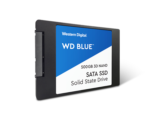 WD Blue 3D NAND 500GB Internal SSD - SATA III 6Gb/s 2.5"/7mm Solid State Drive - WDS500G2B0A