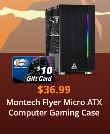 Montech Flyer Micro ATX Computer Gaming Case