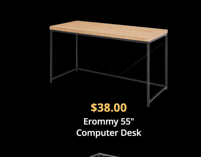 $38.00 Erommy 55" Computer Desk