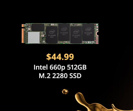 $47.99 Intel 660p 512GB M.2 2280 SSD