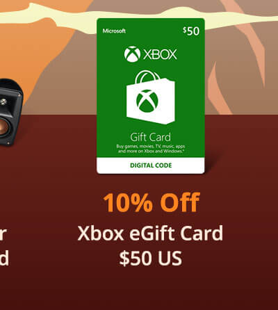 10% Off Xbox eGift Card $50 US