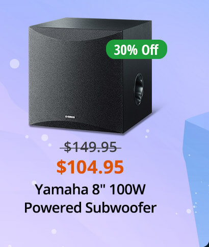 Yamaha 8" 100W Powered Subwoofer