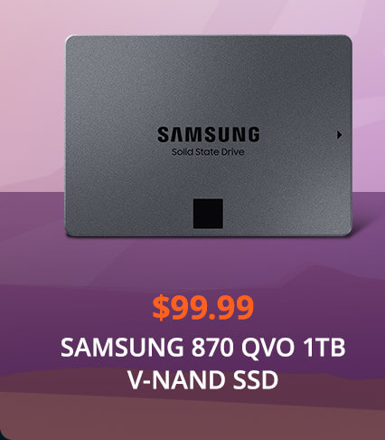 SAMSUNG 870 QVO 1TB V-NAND SSD