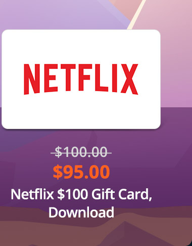 Netflix $100 Gift Card, Download