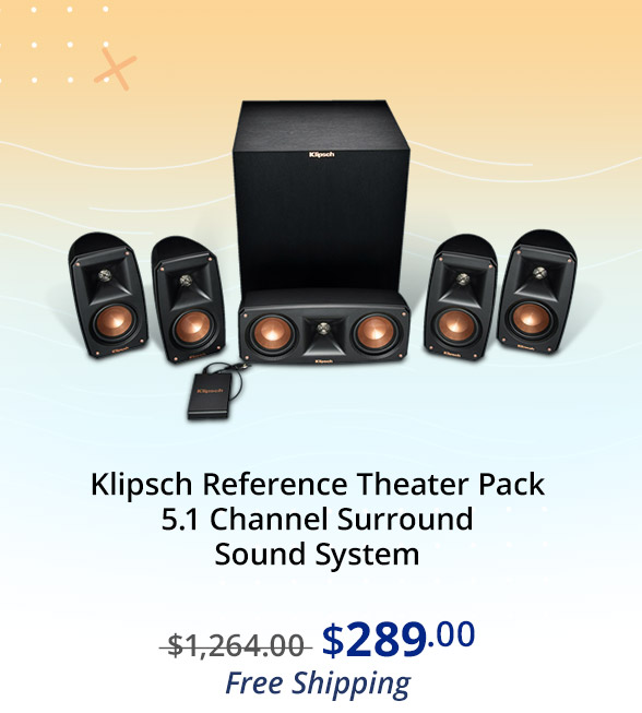 Klipsch Reference Theater Pack 5.1 Channel Surround Sound System