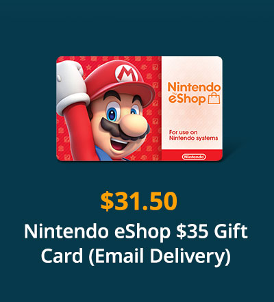 $31.50 Nintendo eShop $35 Gift Card (Email Delivery)