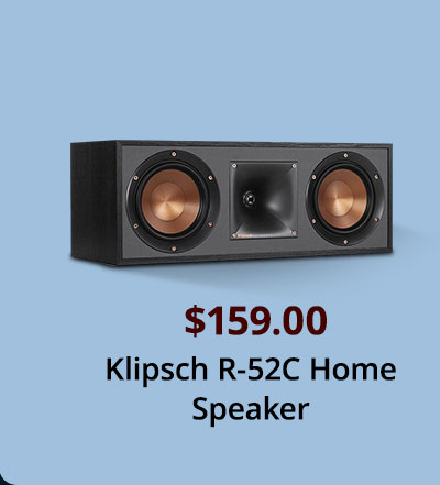 $159.00 Klipsch R-52C Home Speaker