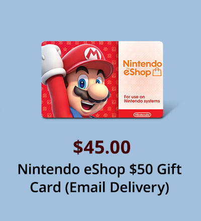 $45.00 Nintendo eShop $50 Gift Card