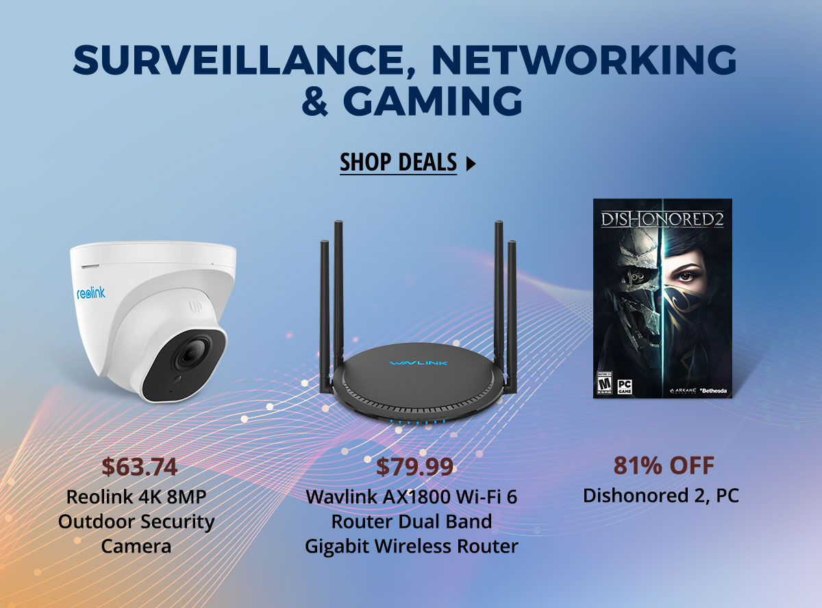 Surveillance, Networking & Gaming