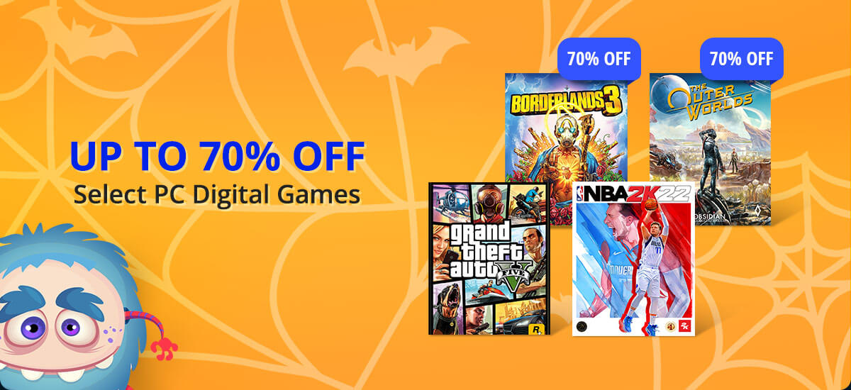 Up to 70% Off Select PC Digital Games*