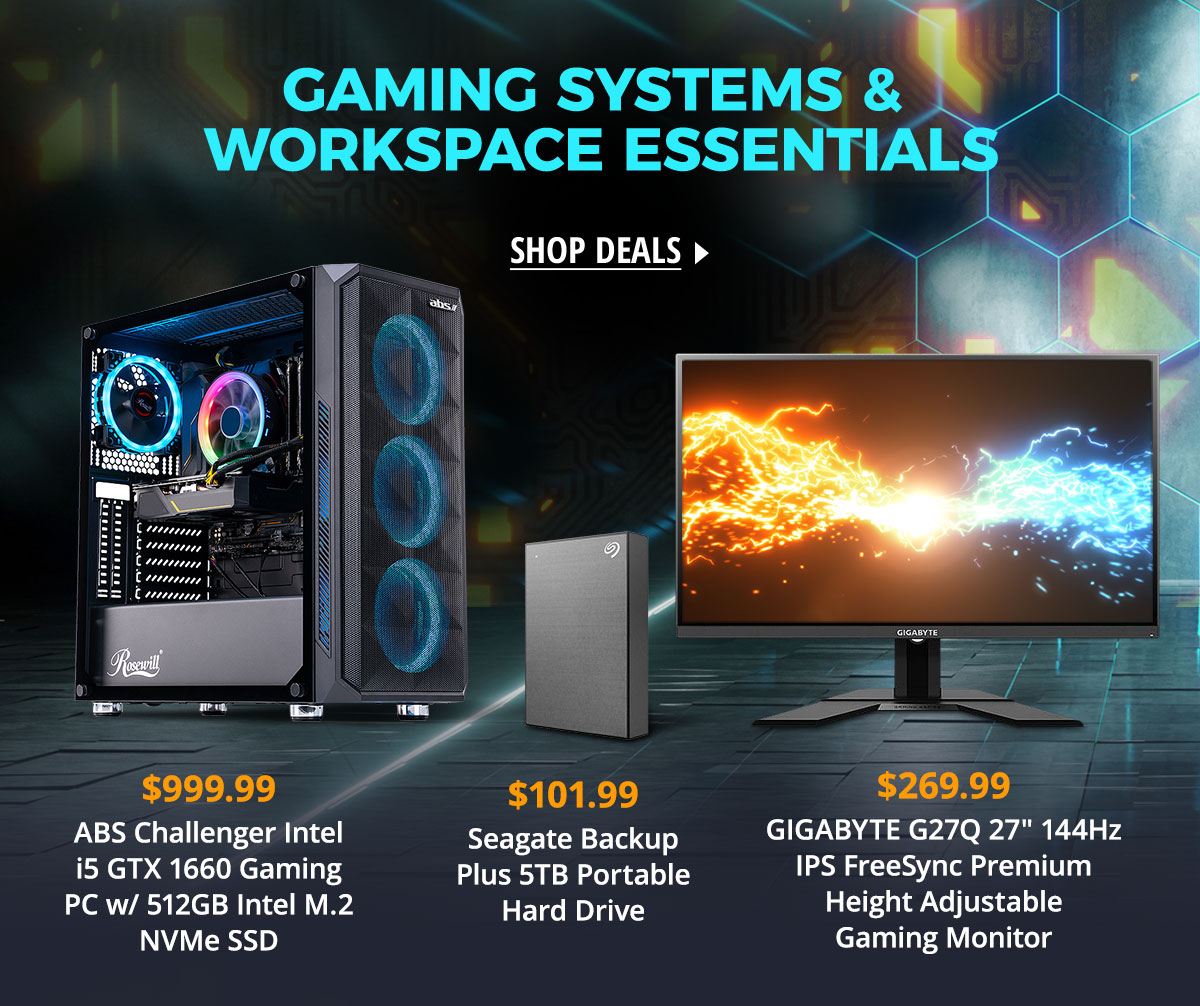 Gaming Systems & Workspace Essentials