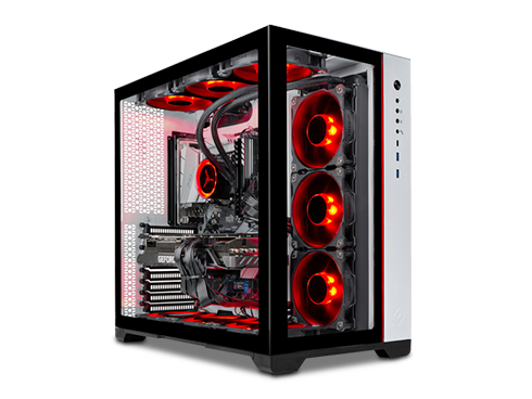 Skytech Prism II Gaming PC Desktop - Intel i9-10900K 3.70 GHz, RTX 3090 24 GB GDDR6X, 1 TB NVMe, 16 GB DDR4 3000, Z490 Motherboard, 850W Gold PSU, 360mm AIO, AC Wi-Fi, Windows 10 Home 64-bit