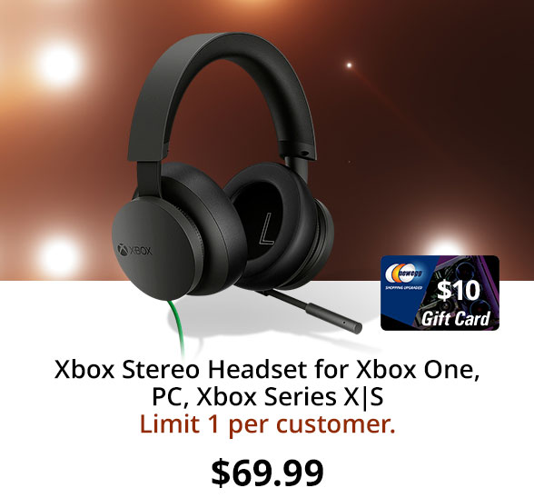 Xbox Stereo Headset for Xbox One, PC, Xbox Series X|S