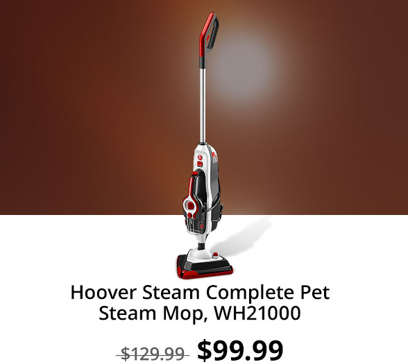 Hoover Steam Complete Pet Steam Mop, WH21000