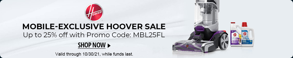 Mobile-Exclusive Hoover Sale