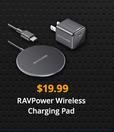 $19.99 RAVPower Wireless Charging Pad