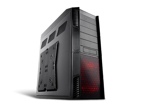 Rosewill - THOR V2 Gaming ATX Full Tower Computer Case - Supports up to E-ATX / XL-ATX, Comes With Four Fans - 1 x Front Red LED 230mm Fan, 1 x Top 230mm Fan, 1 x Side 230mm Fan, 1 x Rear 140mm Fan