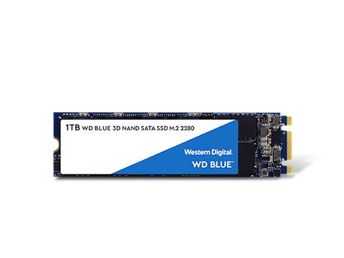 WD Blue 3D NAND 1TB Internal SSD - SATA III 6Gb/s M.2 2280 Solid State Drive - WDS100T2B0B