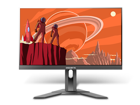 GIGABYTE G24F 24" (23.8" Viewable) 165Hz/170Hz(OC) 1920 x 1080 SS IPS, 1ms (MPRT), 90% DCI-P3, FreeSync Premium, 1x DisplayPort 1.2 (HDR Ready), 2x HDMI 2.0, 2x USB 3.0 Height Adjust Gaming Monitor