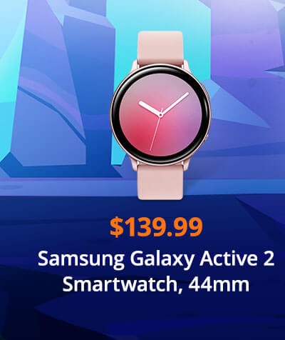 $139.99 Samsung Galaxy Active 2 Smartwatch, 44mm