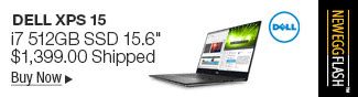 Newegg Flash - Dell XPS 15 i7 512GB SSD 15.6"