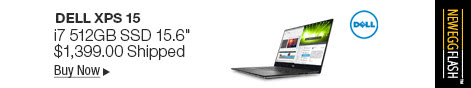 Newegg Flash - Dell XPS 15 i7 512GB SSD 15.6"