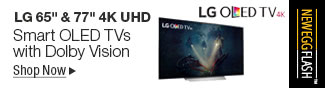 Newegg Flash - LG 65" & 77" 4K UHD Smart OLED TVs with Dolby Vision