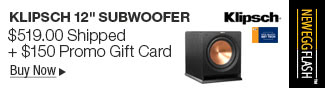 Newegg Flash - Klipsch 12" Subwoofer