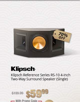 Klipsch Reference Series RS-10 4-Inch Two-Way Surround Speaker (Single)