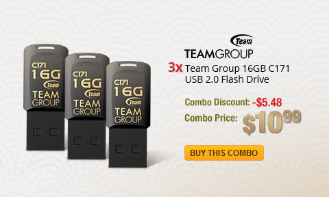 Combo: 3x - Team Group 16GB C171 USB 2.0 Flash Drive